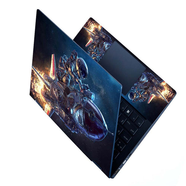 Full Panel Laptop Skin - Astronaut Rocket