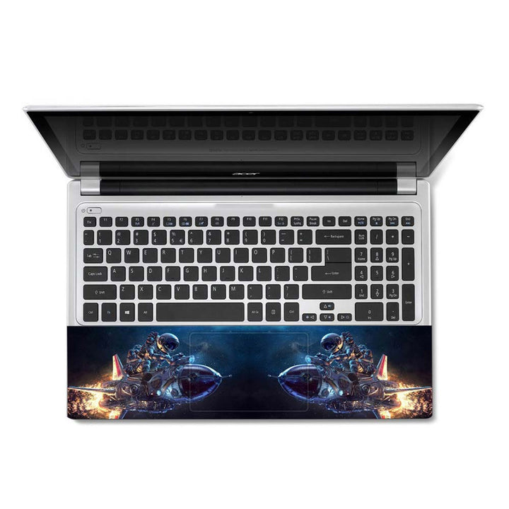 Full Panel Laptop Skin - Astronaut Rocket