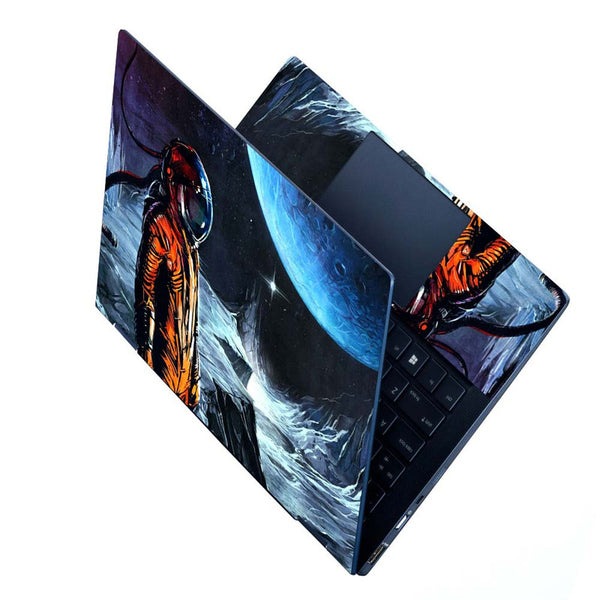 Full Panel Laptop Skin - Astronaut Surffing