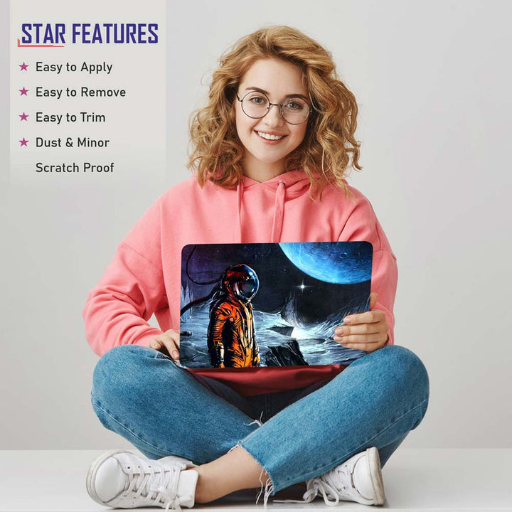 Full Panel Laptop Skin - Astronaut Surffing