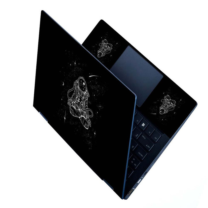 Full Panel Laptop Skin - Astronaut Yoga