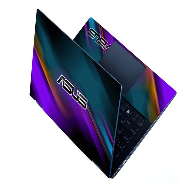 Full Panel Laptop Skin - Asus Purple Abstract