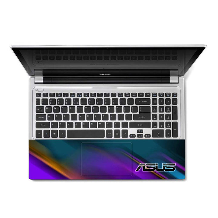 Full Panel Laptop Skin - Asus Purple Abstract