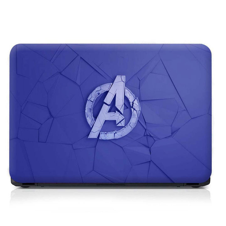 Full Panel Laptop Skin - Avengers Blue Logo