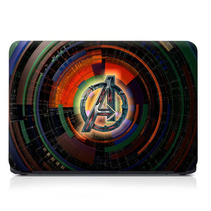 Full Panel Laptop Skin - Avengers Circle Art