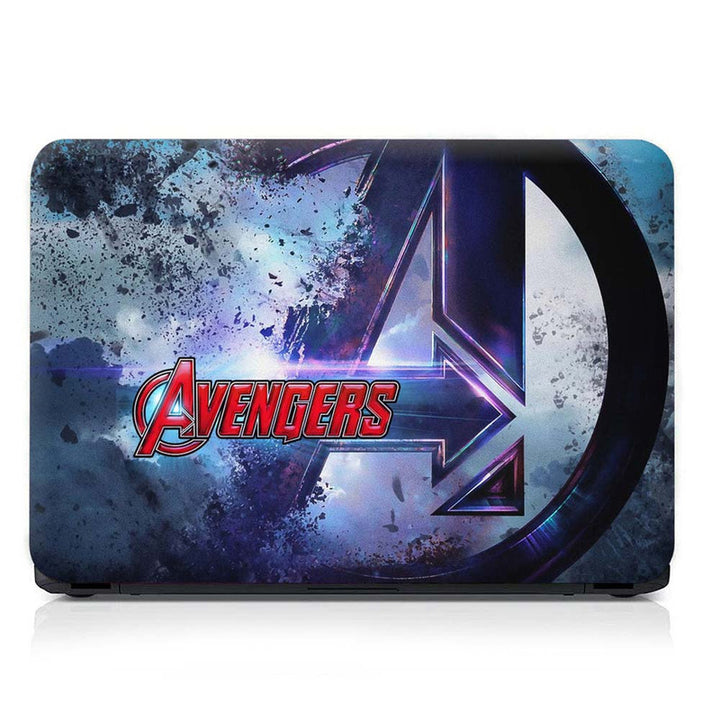 Full Panel Laptop Skin - Avengers Logo Red