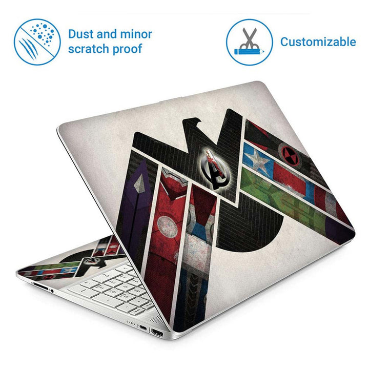 Full Panel Laptop Skin - Avengers Shield