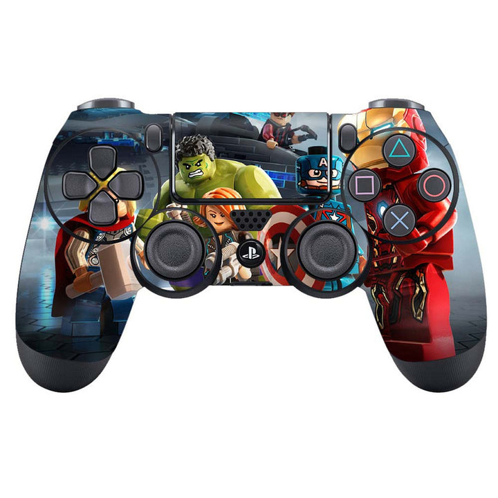 Skin Wrap Vinyl Sticker for DualShock 4 Wireless Controller- Avengers Toy Art