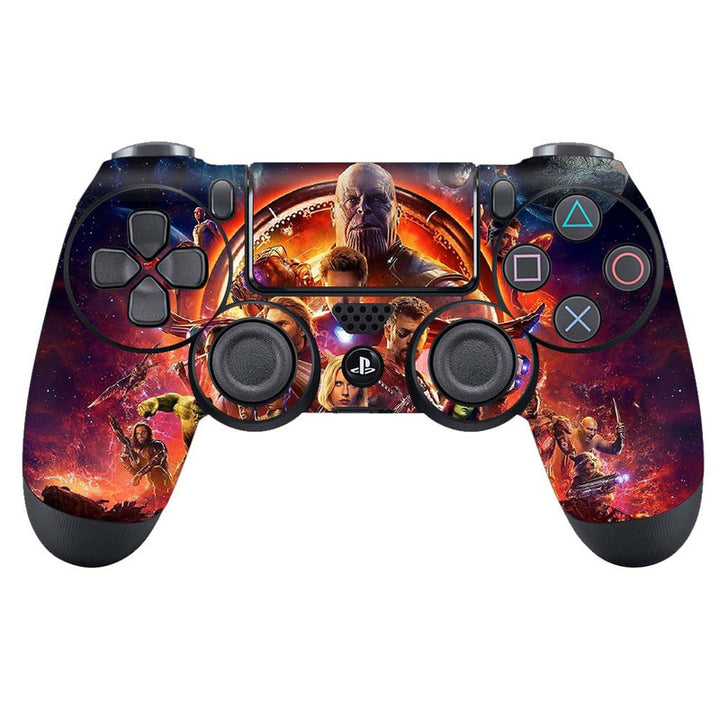 Skin Wrap Vinyl Sticker for DualShock 4 Wireless Controller- Avengers War