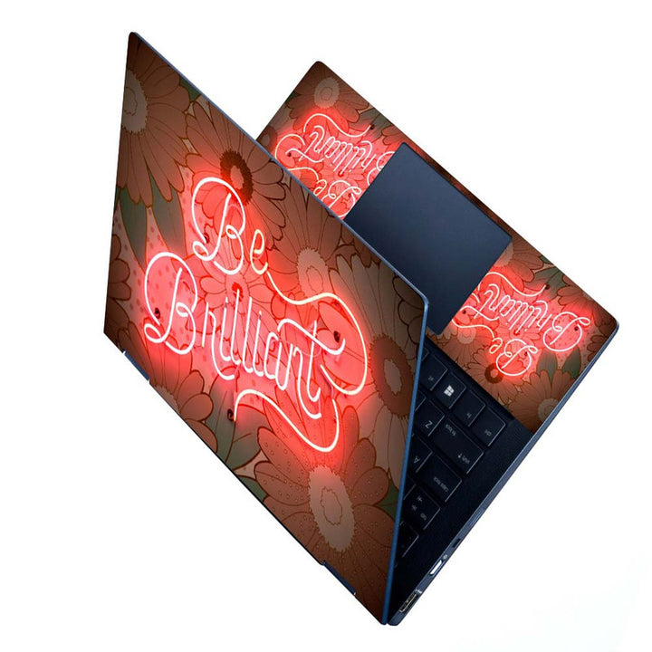 Full Panel Laptop Skin - Be Brilliant