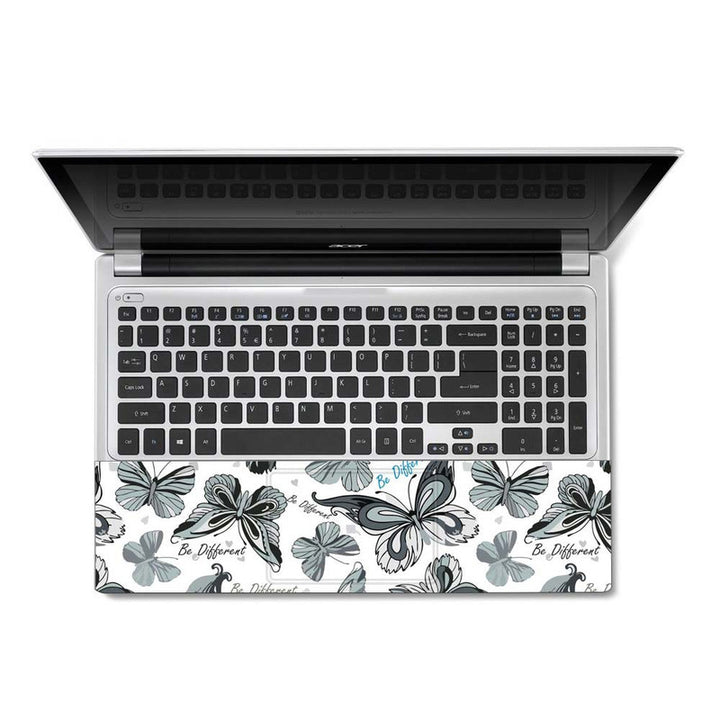 Full Panel Laptop Skin - Be Different Butterfly