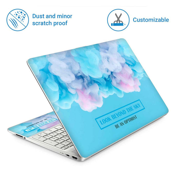 Full Panel Laptop Skin - Be an Optimist