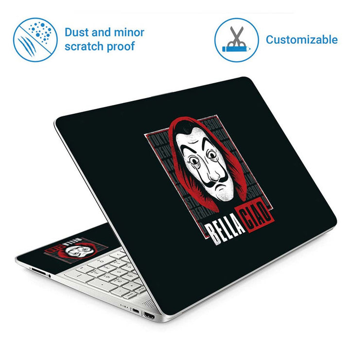 Full Panel Laptop Skin - Bella Ciao