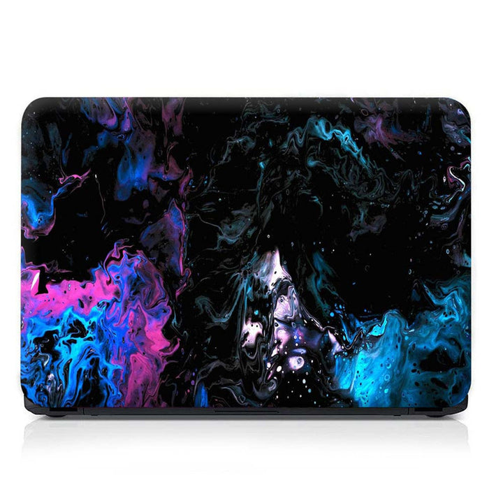 Full Panel Laptop Skin - Black Abstract