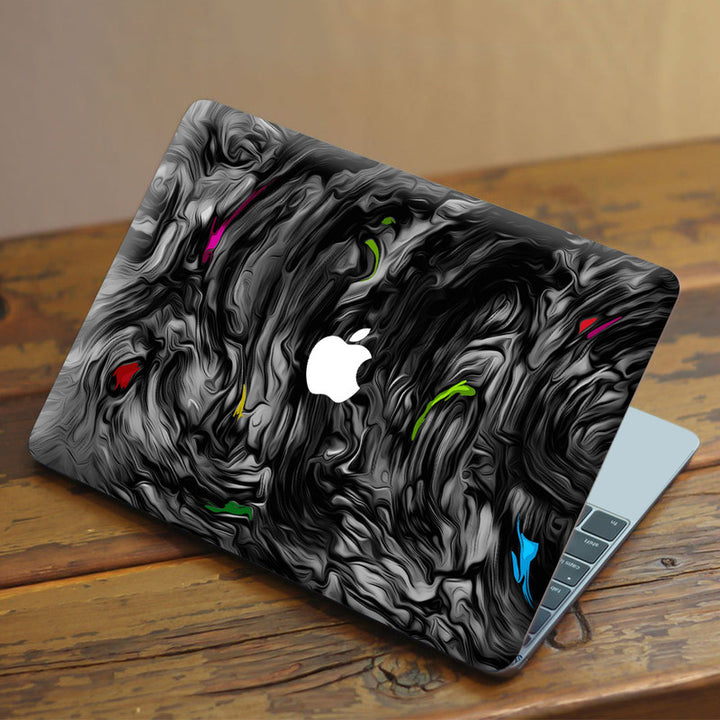 Laptop Skin for Apple MacBook - Black Blue Design - SkinsLegend