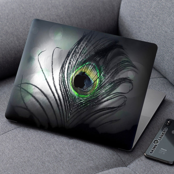 Laptop Skin for Apple MacBook - Black Feather - SkinsLegend