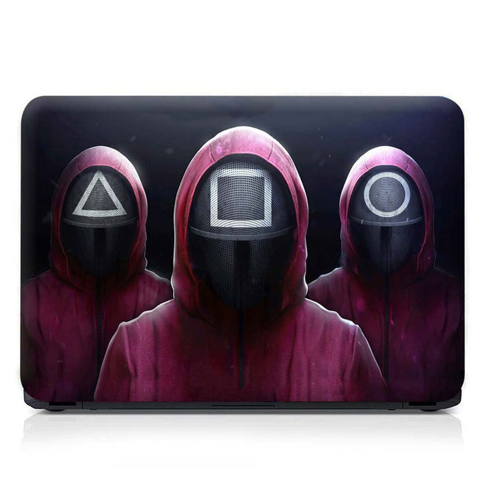 Full Panel Laptop Skin - Black Game Mask