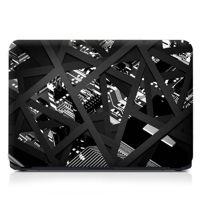 Full Panel Laptop Skin - Black Motherboard