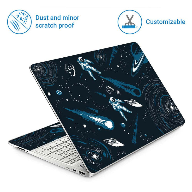 Full Panel Laptop Skin - Black Space Art – SkinsLegend