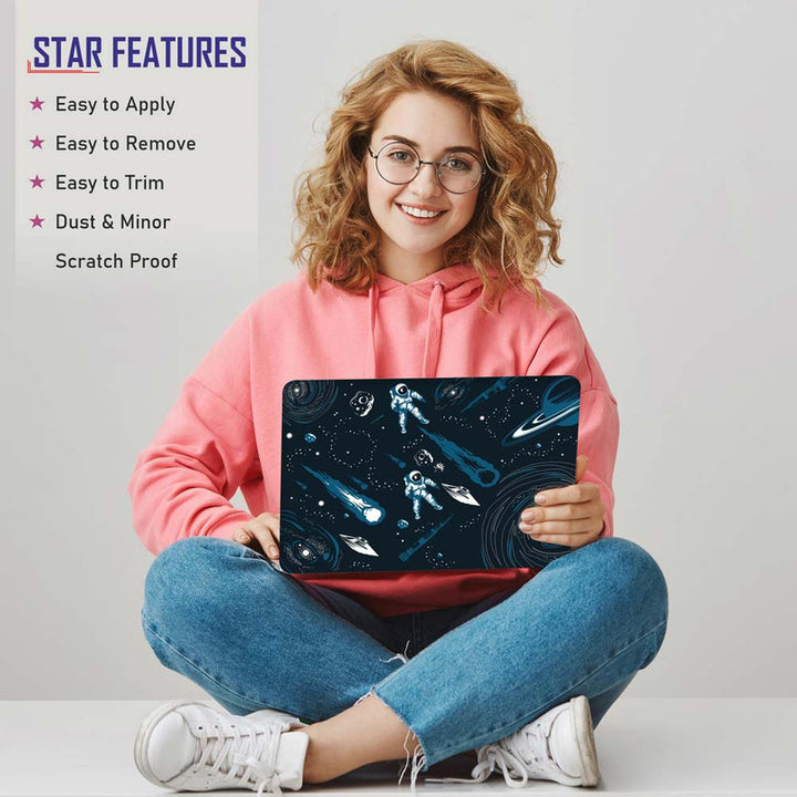 Full Panel Laptop Skin - Black Space Art