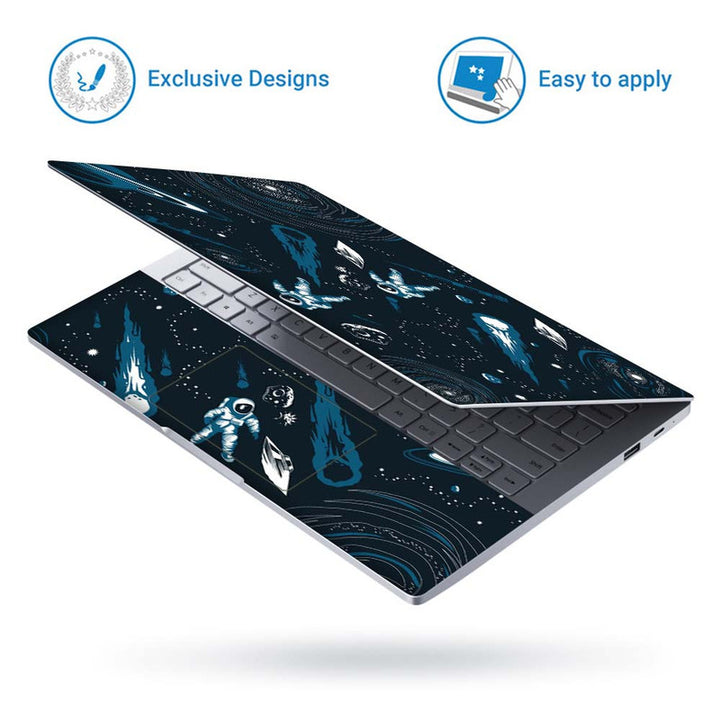 Full Panel Laptop Skin - Black Space Art