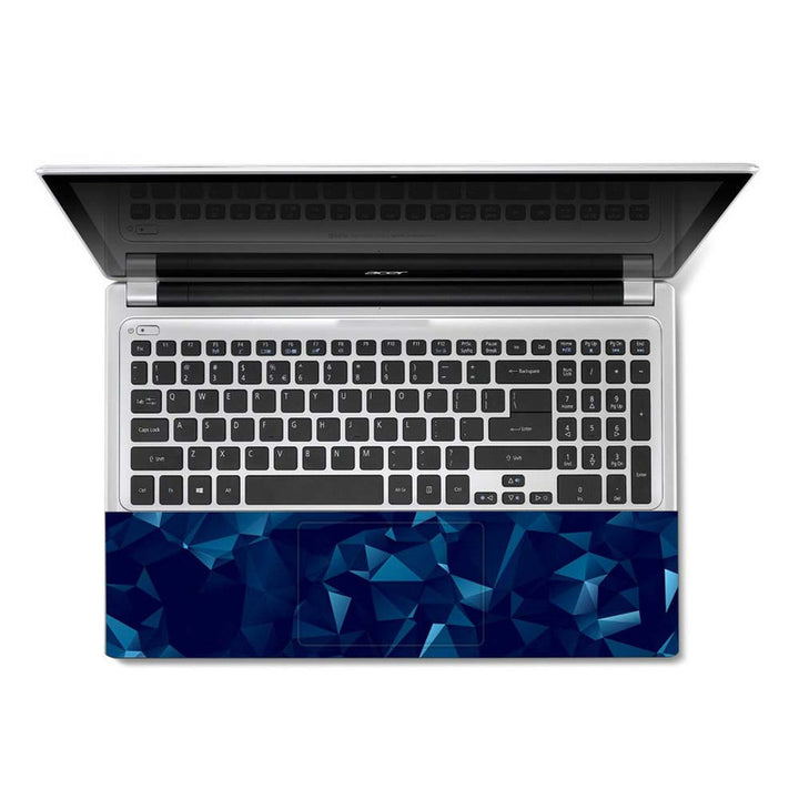 Full Panel Laptop Skin - Blue Geometry