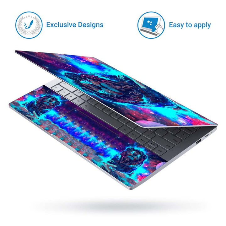 Full Panel Laptop Skin - Blue Lion Art