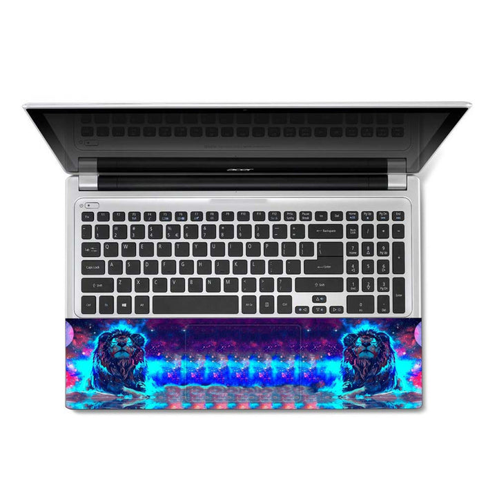 Full Panel Laptop Skin - Blue Lion Art