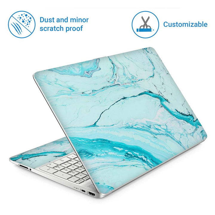 Full Panel Laptop Skin - Blue Marble Texture