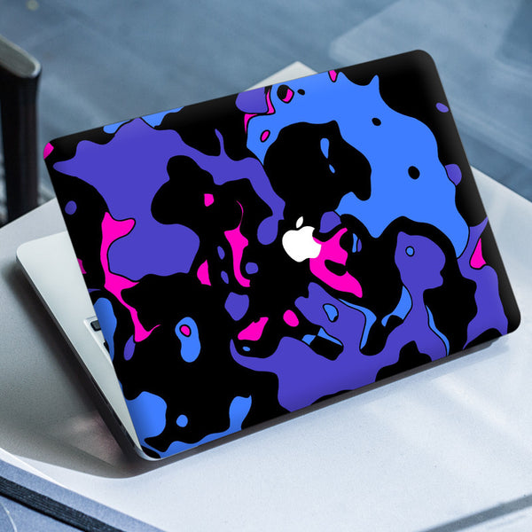 Laptop Skin for Apple MacBook - Blue Megenta Tone Abstract - SkinsLegend