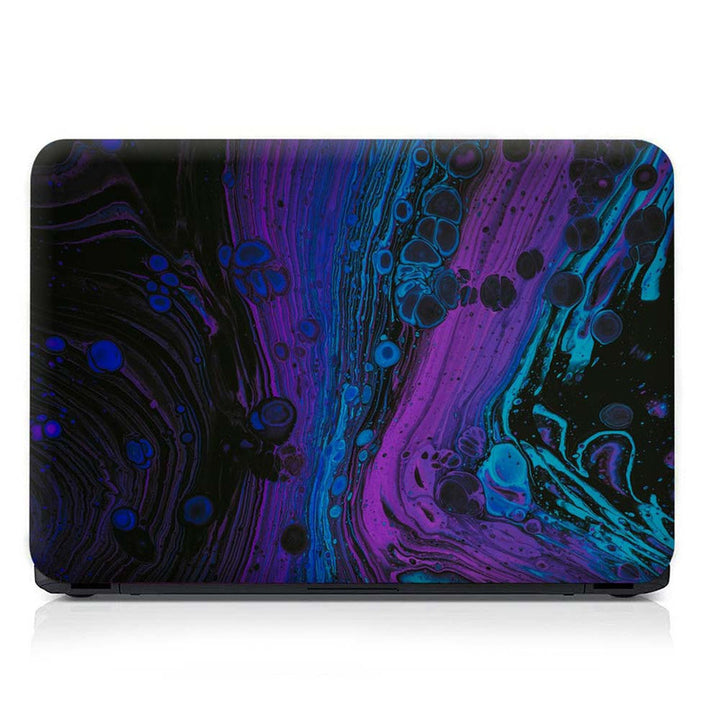 Full Panel Laptop Skin - Blue Purple Particles