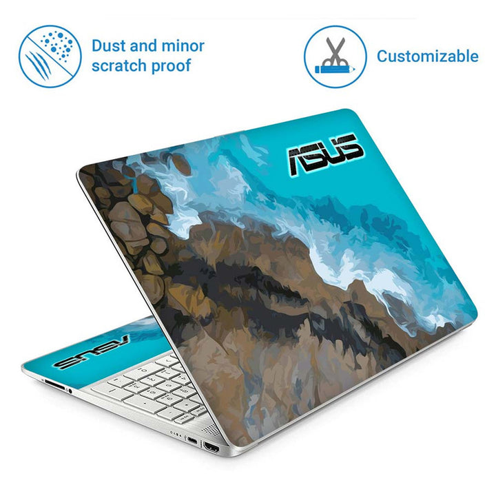 Full Panel Laptop Skin - Blue Sea Asus