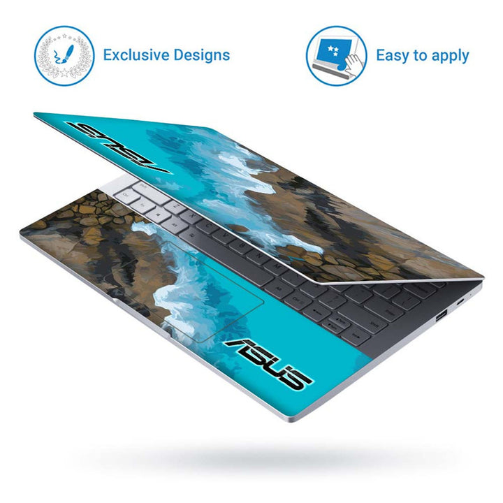 Full Panel Laptop Skin - Blue Sea Asus