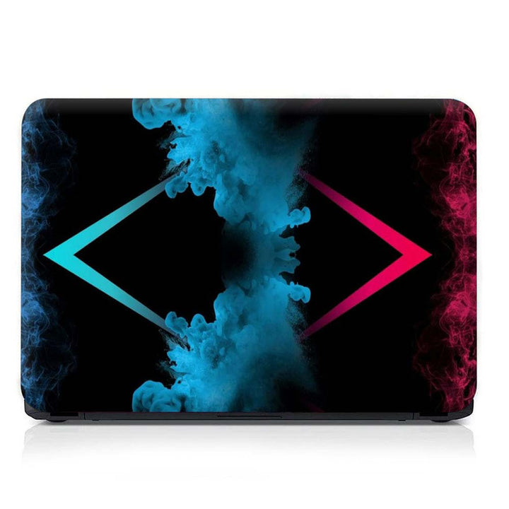 Full Panel Laptop Skin - Blue Smoke Arrow