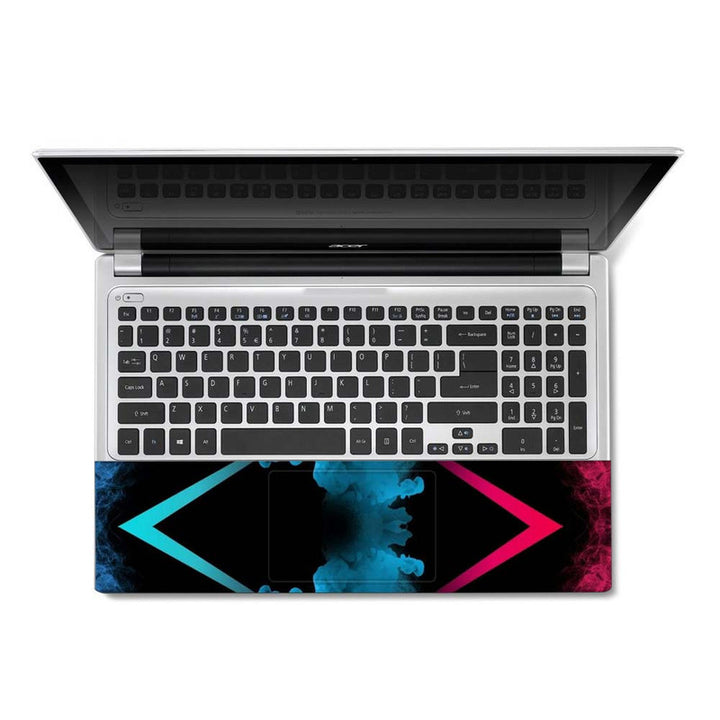 Full Panel Laptop Skin - Blue Smoke Arrow