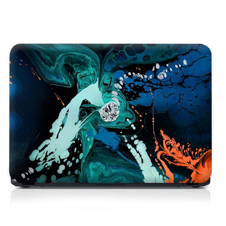 Full Panel Laptop Skin - Blue Stone Art Abstract