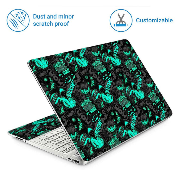 Full Panel Laptop Skin - Boom Bomb