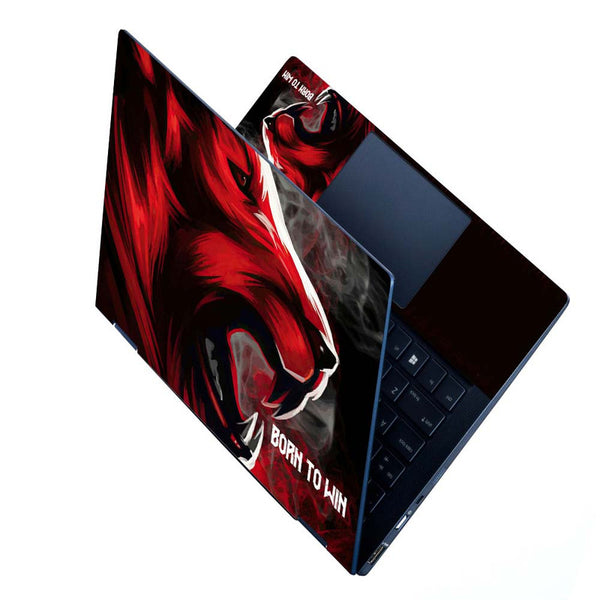 Full Panel Laptop Skin - Born To Win