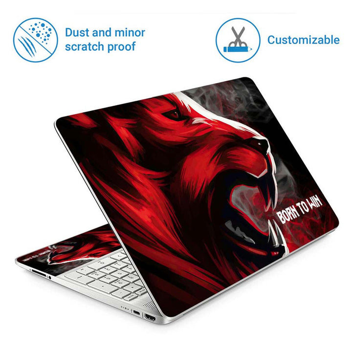 Full Panel Laptop Skin - Born To Win