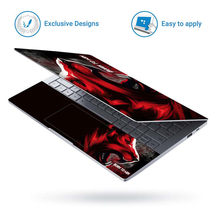 Full Panel Laptop Skin - Born To Win