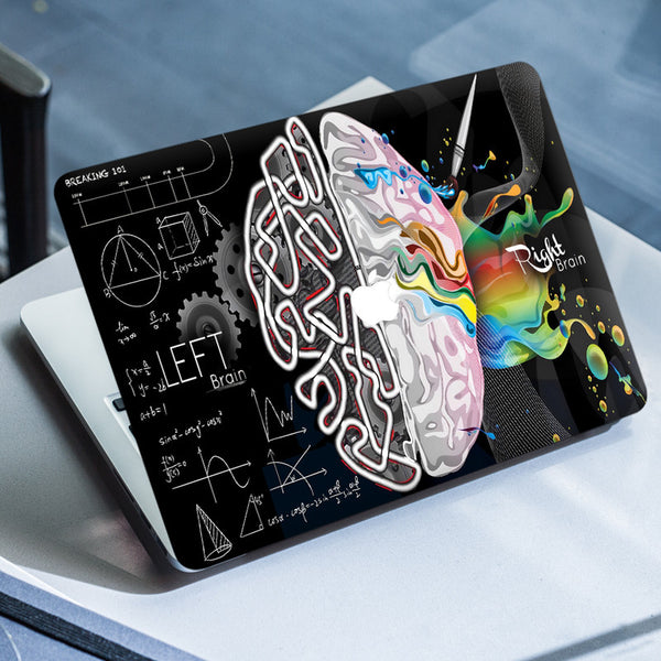 Laptop Skin for Apple MacBook - Brain Black Design - SkinsLegend