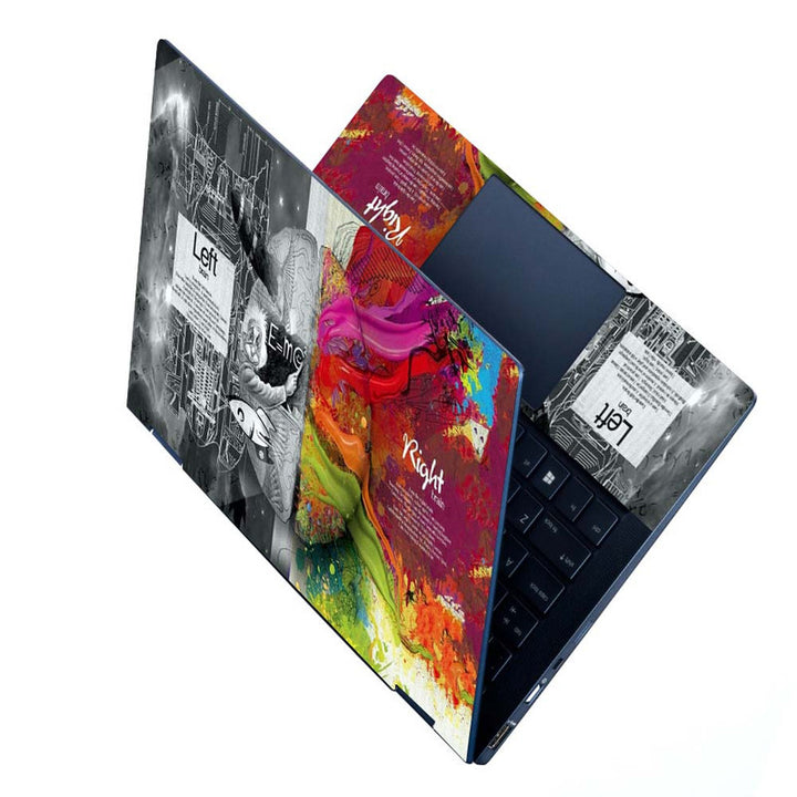 Full Panel Laptop Skin - Brain EMC2