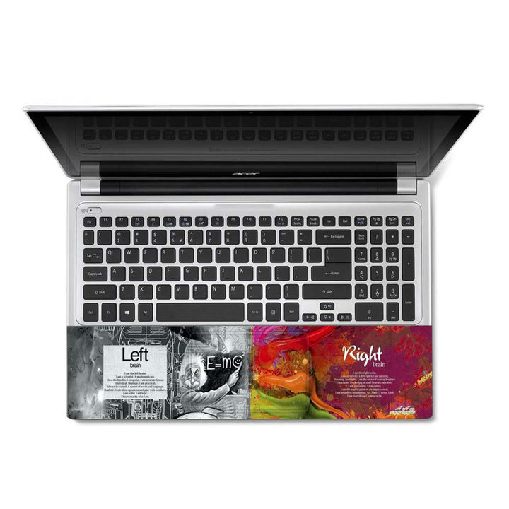 Full Panel Laptop Skin - Brain EMC2