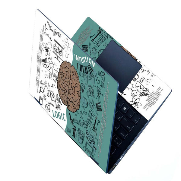 Full Panel Laptop Skin - Brain Logic