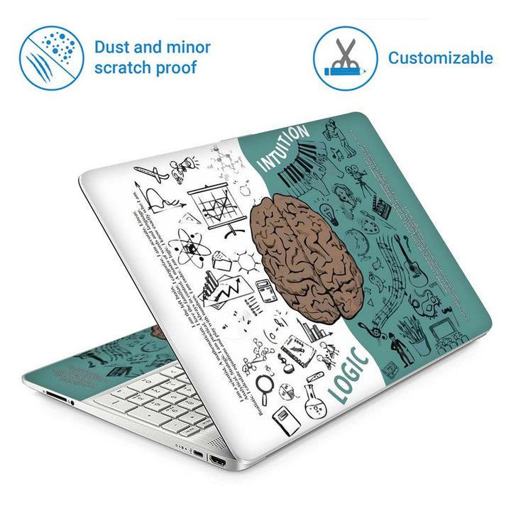 Full Panel Laptop Skin - Brain Logic