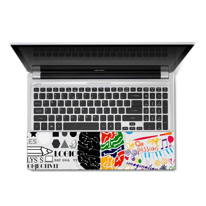 Full Panel Laptop Skin - Brain Reasoning