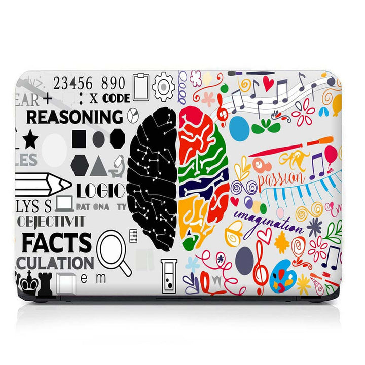 Full Panel Laptop Skin - Brain Reasoning