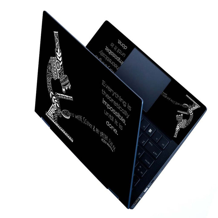 Full Panel Laptop Skin - Break Even Science