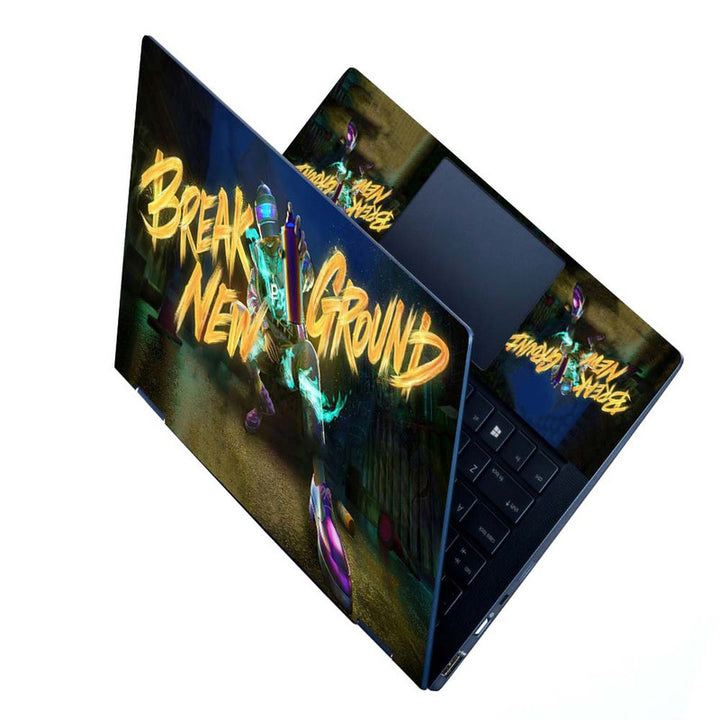 Full Panel Laptop Skin - Break New Ground