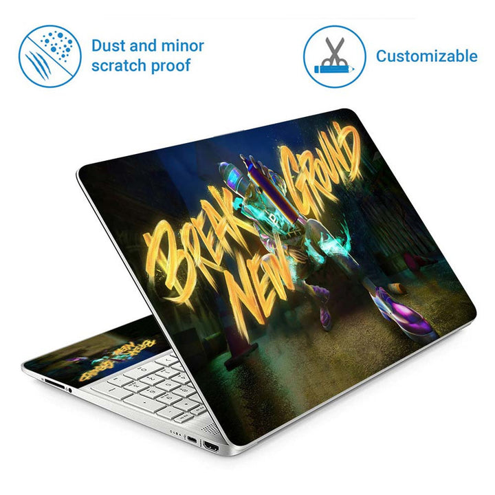 Full Panel Laptop Skin - Break New Ground